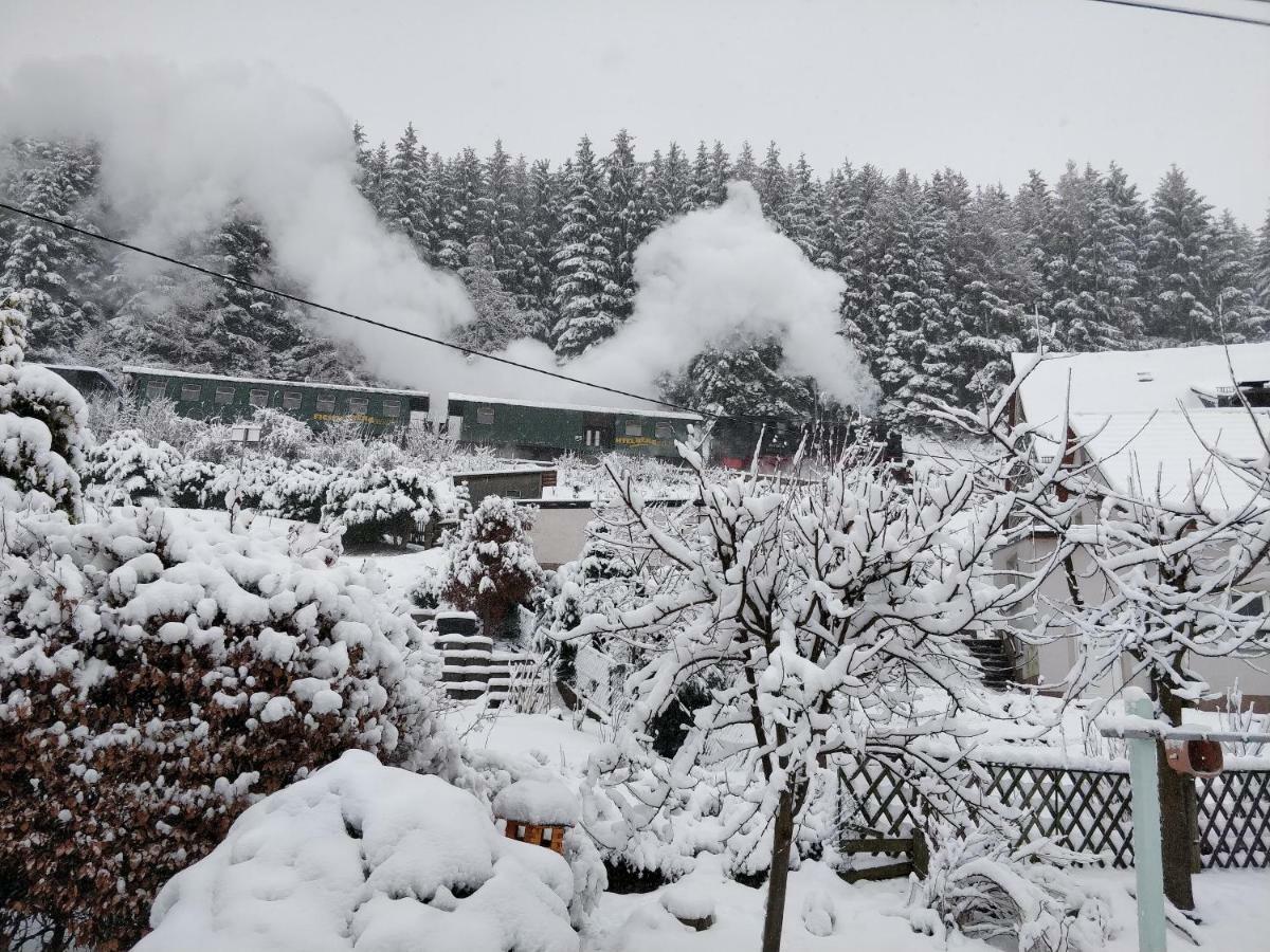 Ferienwohnung Bimmelbahn-Blick Neudorf  Bagian luar foto