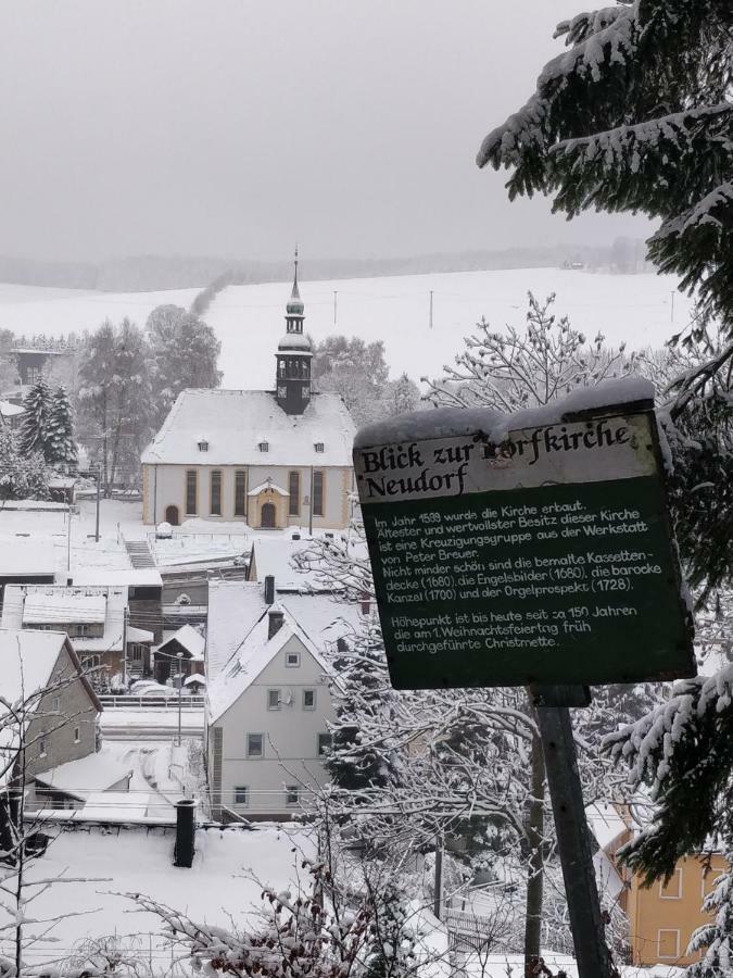 Ferienwohnung Bimmelbahn-Blick Neudorf  Bagian luar foto