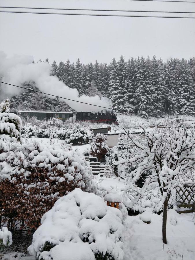 Ferienwohnung Bimmelbahn-Blick Neudorf  Bagian luar foto